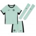 Chelsea Moises Caicedo #25 Tretí Detský futbalový dres 2023-24 Krátky Rukáv (+ trenírky)